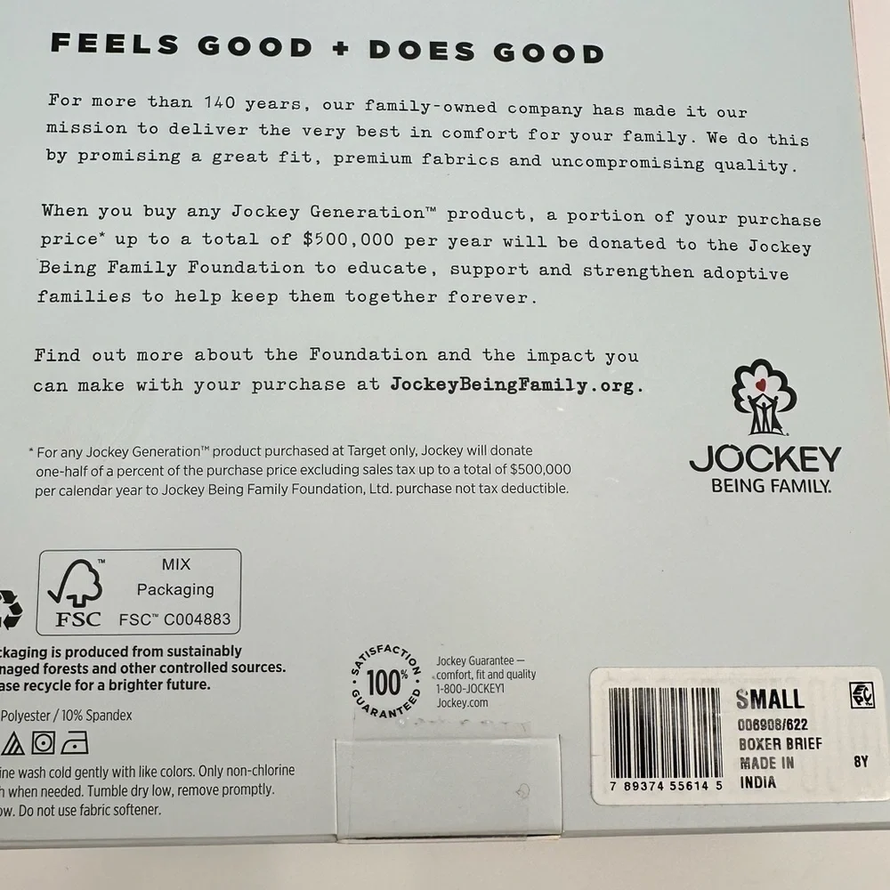 Jockey Generation NWT 3 Pair Micro Stretch Boxer Briefs Size Small (28-30)